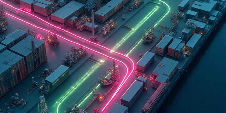 Interface de gestion de flotte logistique